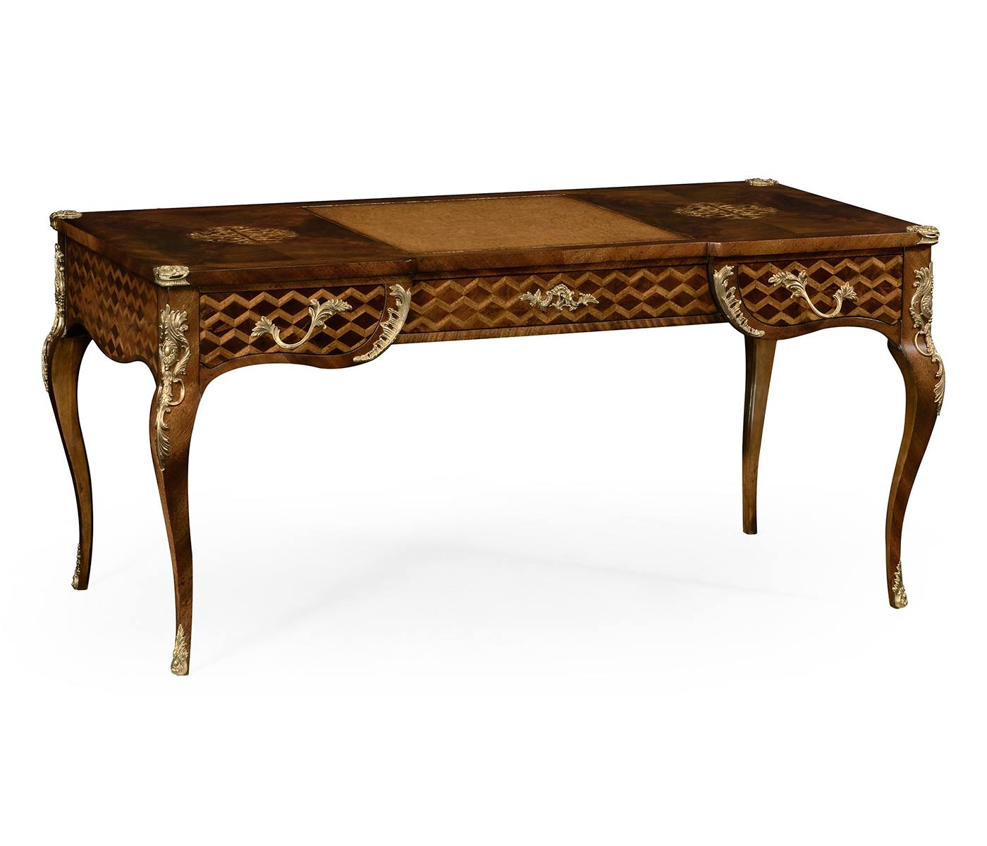 Mahogany bureau with fine MOP & marquetry inlay