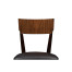 Art Deco High Lustre Rosewood Dining Side Chair