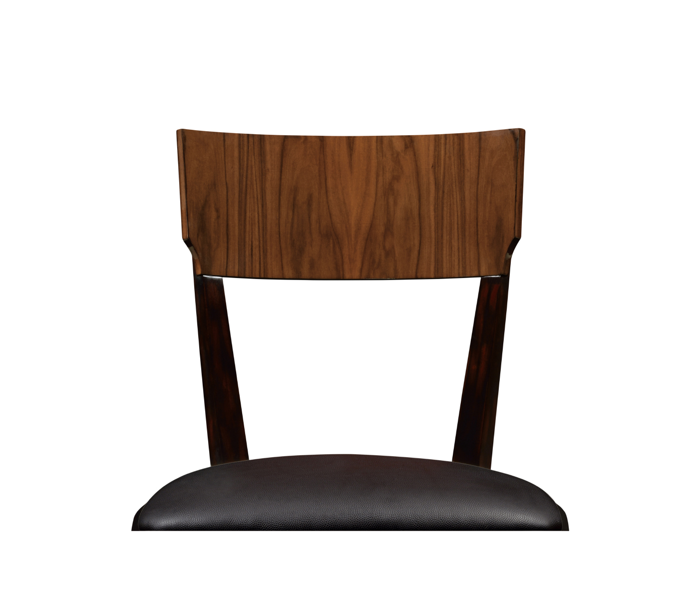 Art Deco Satin Rosewood Dining Side Chair