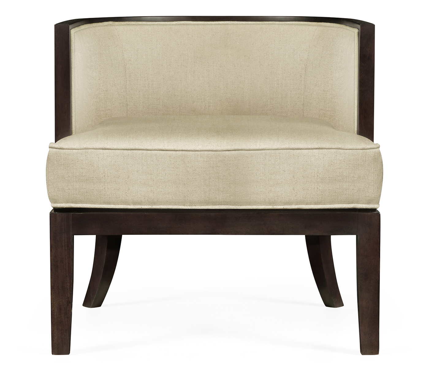 Langkawi Occasional Tub Chair with Rattan Matte Back