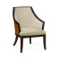Langkawi Curved Sonokelling & Rattan Occasional Chair