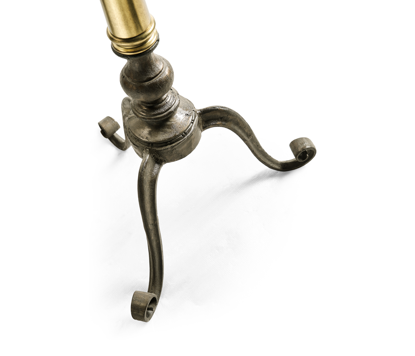 Anitque Brass End Table