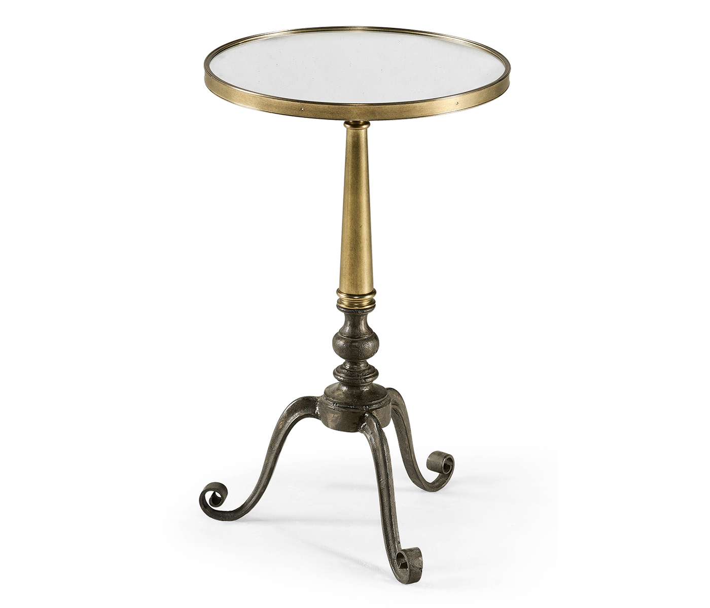 Anitque Brass End Table