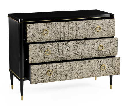 Large Light Grey Eggshell Chest of Drawers