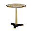 Nonagon Honey Eggshell Side Table
