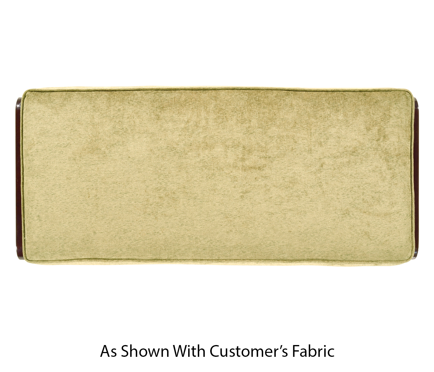 Sonokelling & Brown Rattan Ottoman