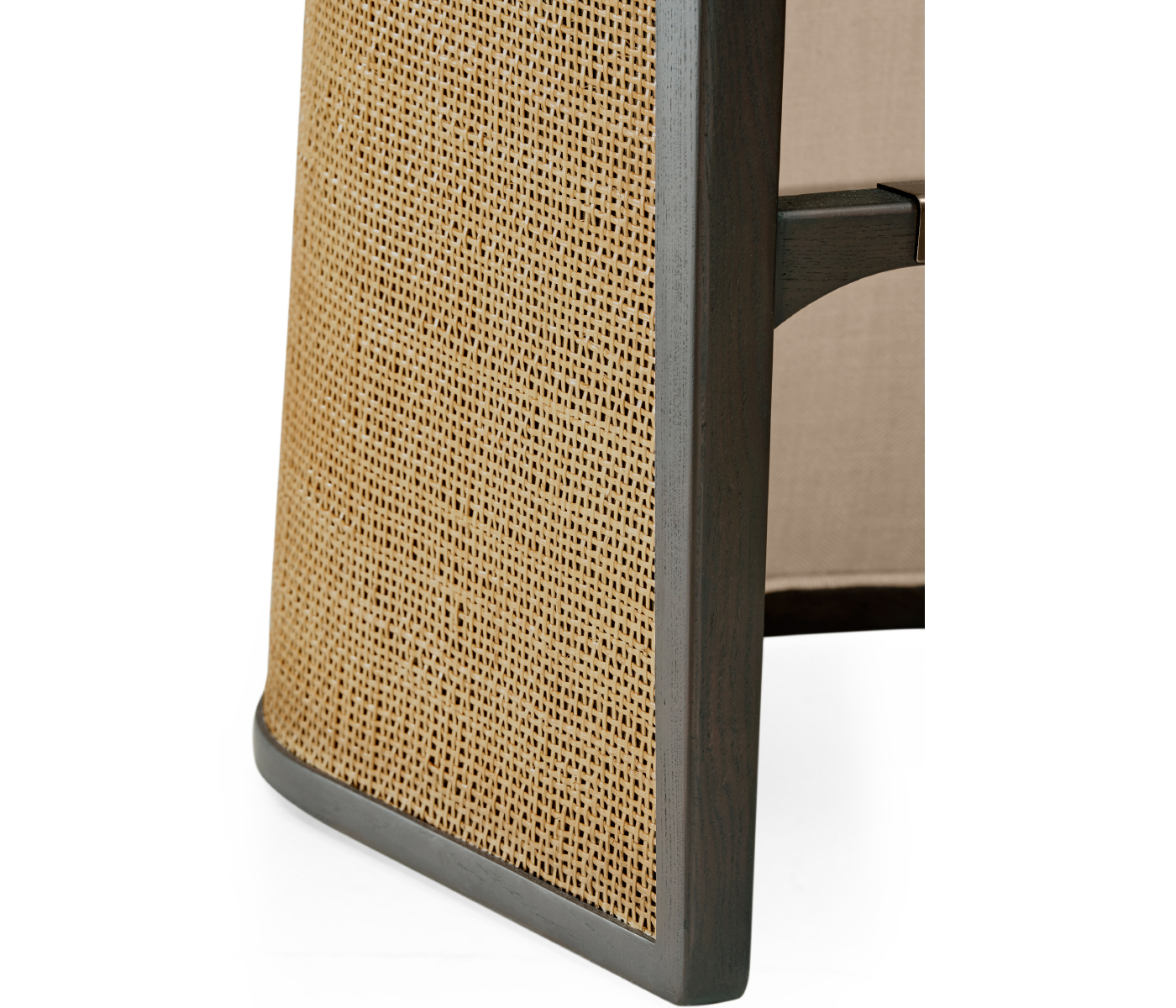 Dark Brown Ash Tub Bar Stool