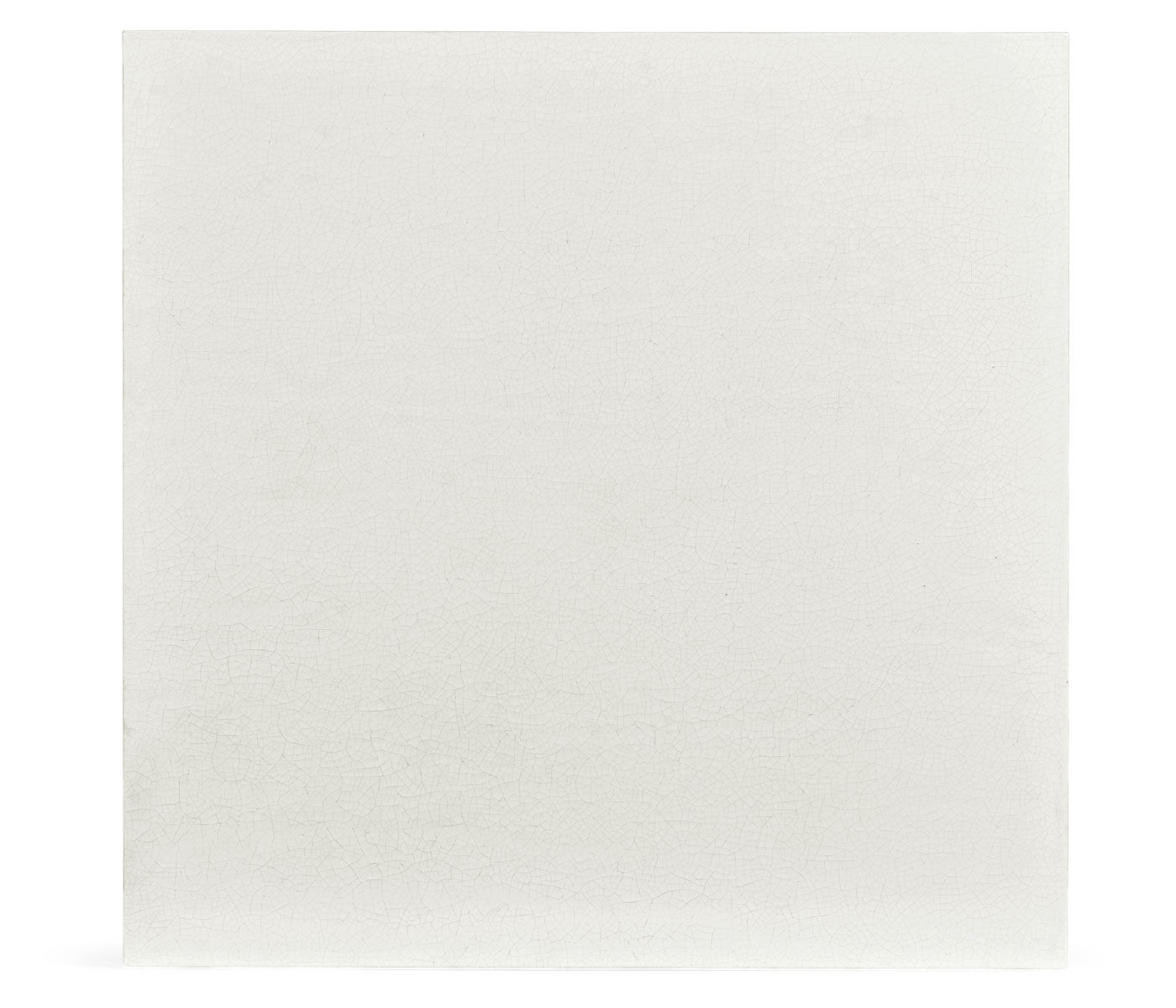 Small Ivory & Crackle Ceramic Lacquered Hanging Wall Panel