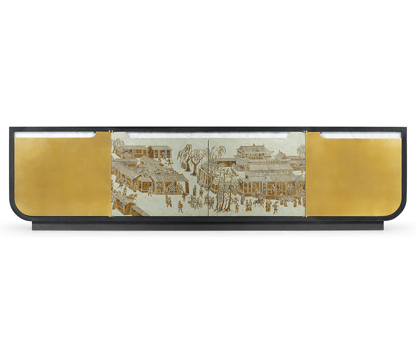 Fusion Chinoiserie Entertainment Cabinet