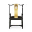 Fusion Black Gloss Dining Arm Chair