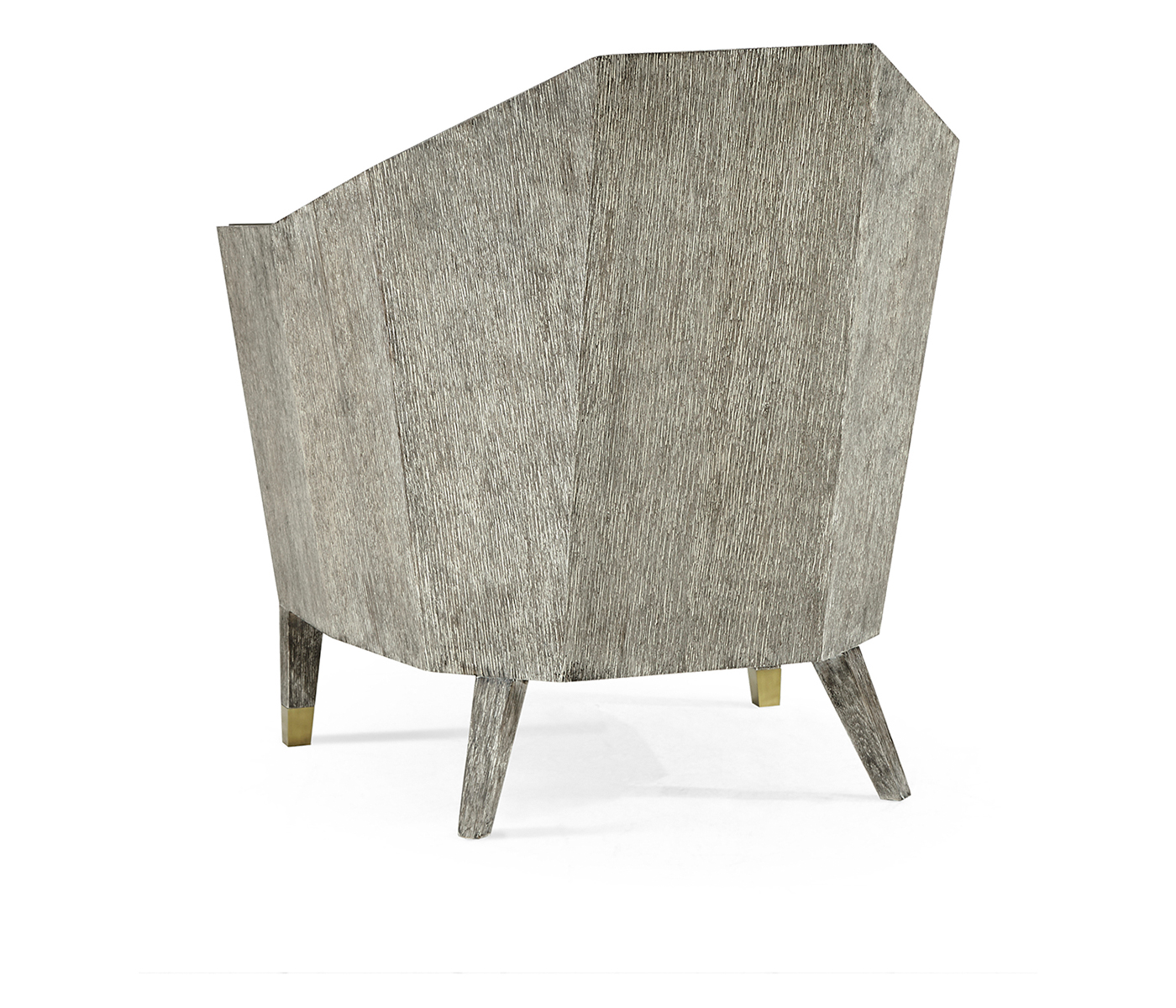 Geometric Dark Oak Chair