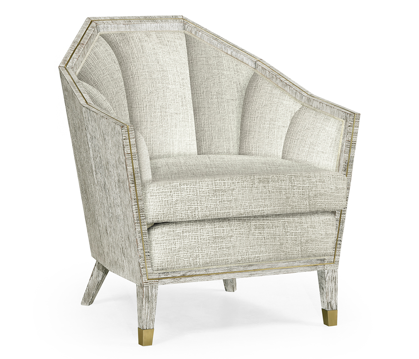 Geometric Light Oak Chair