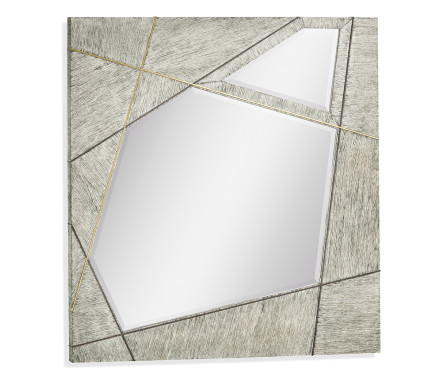 Geometric Square Wall Mirror