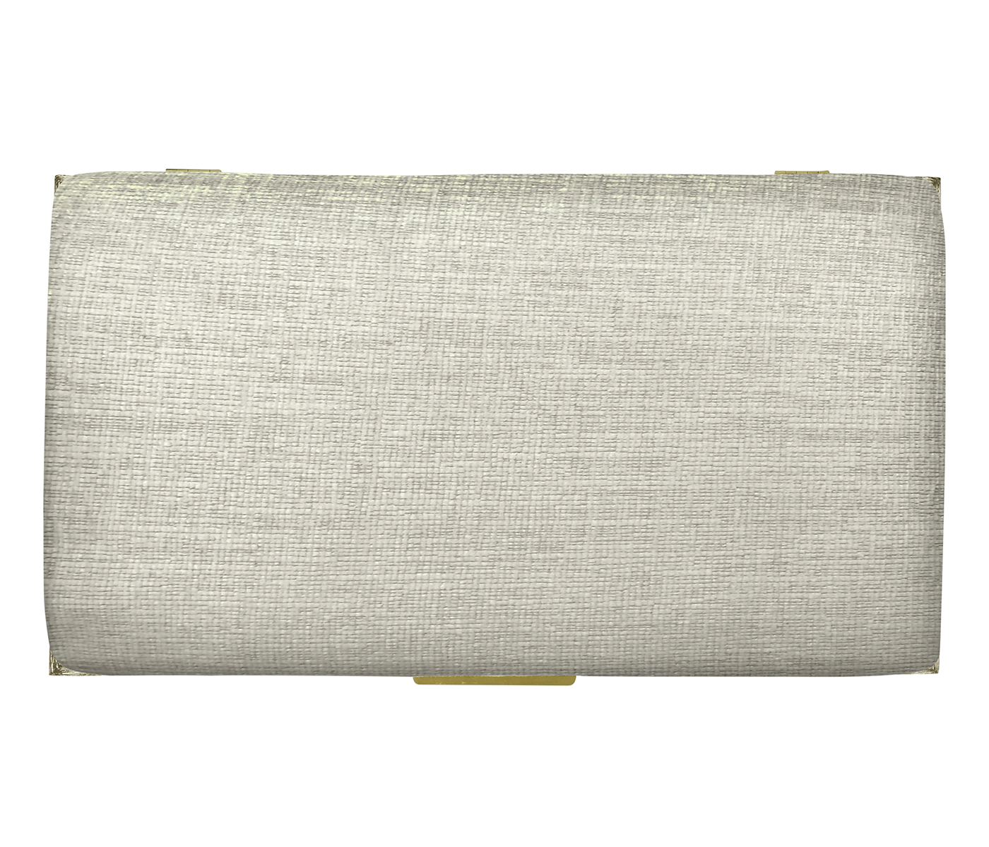 Geometric Dark French Oak Stool with Inside Storage on Wheels