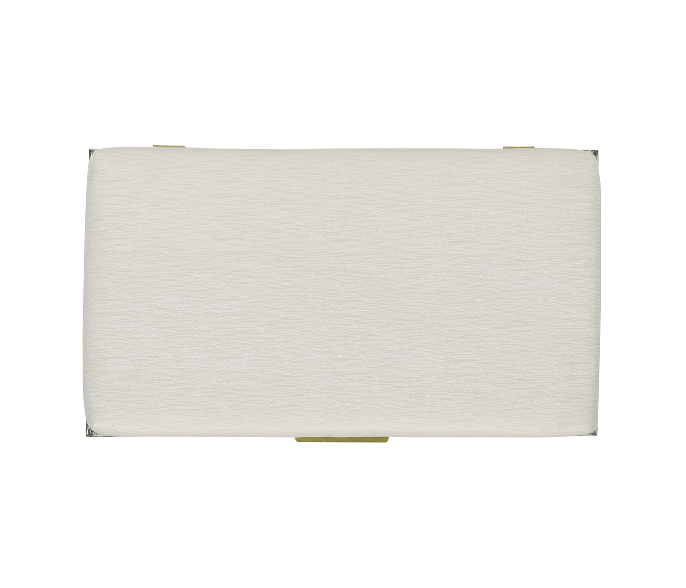 Geometric Light French Oak Stool with Inside Storage on Wheels