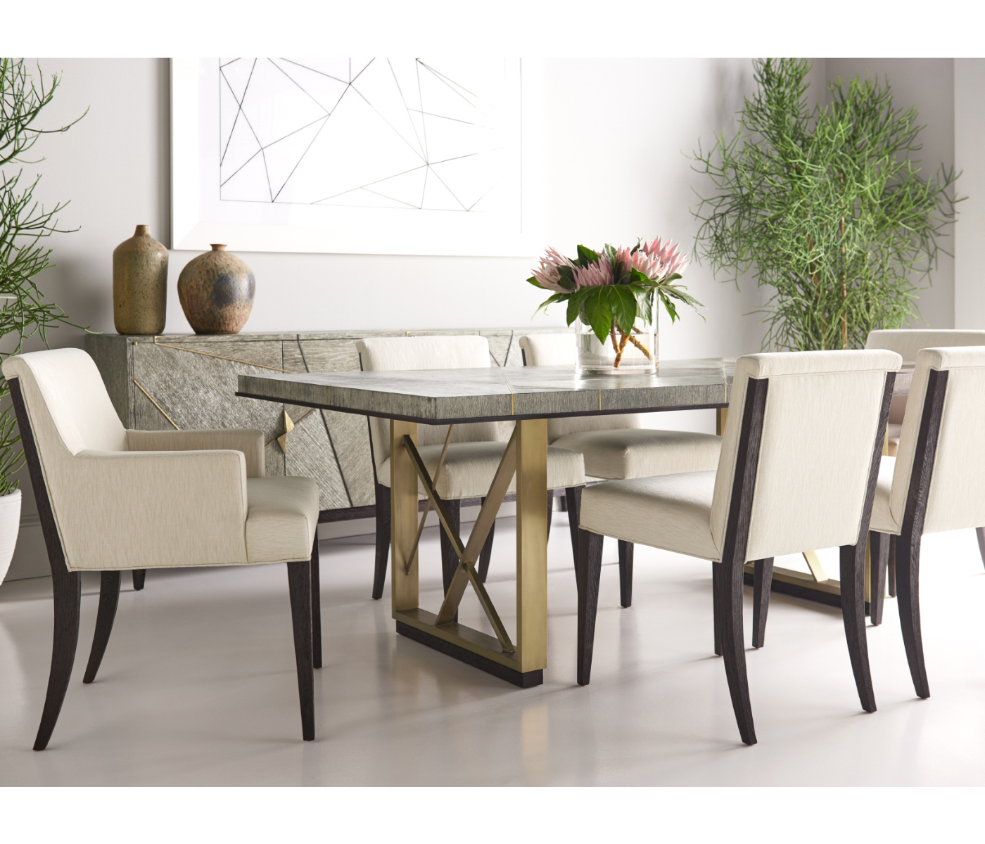 Geometric Dining Side Chair