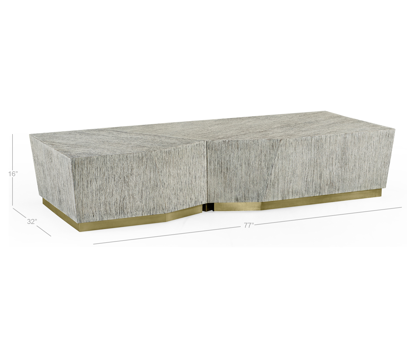 Geometric Bunching Cocktail Tables (Set of Three)