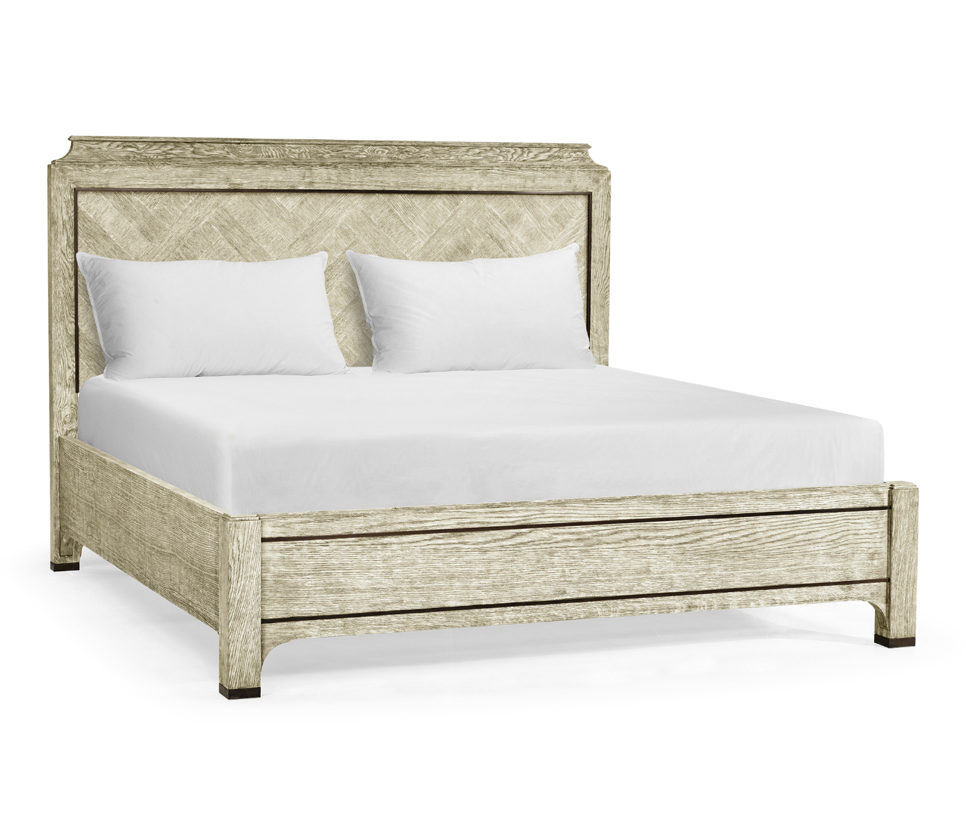 Grey Oak US King Bed