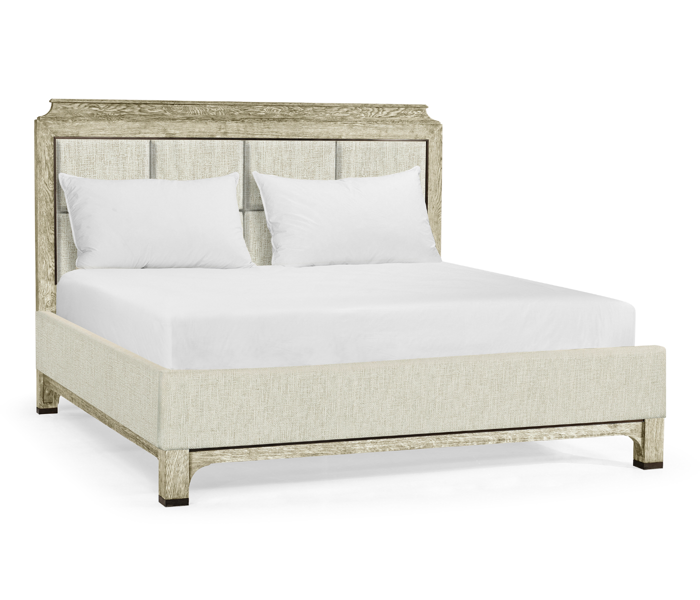 Grey Oak US Queen Bed