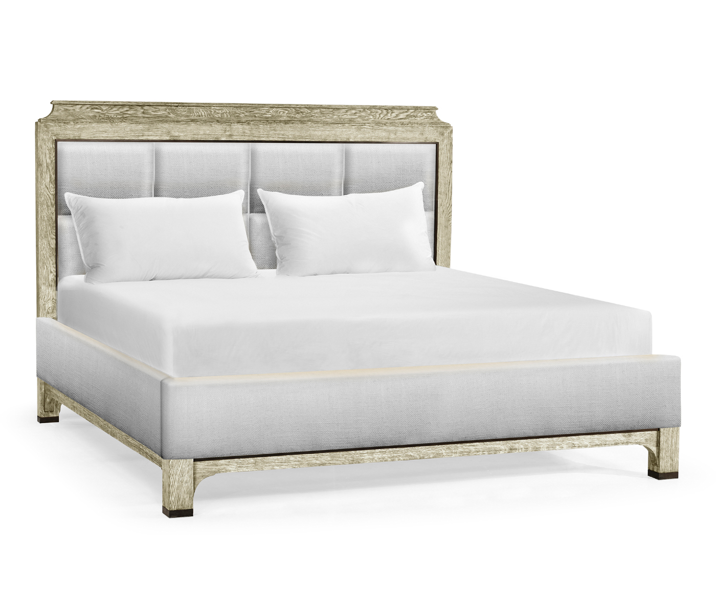 Grey Oak US Queen Bed