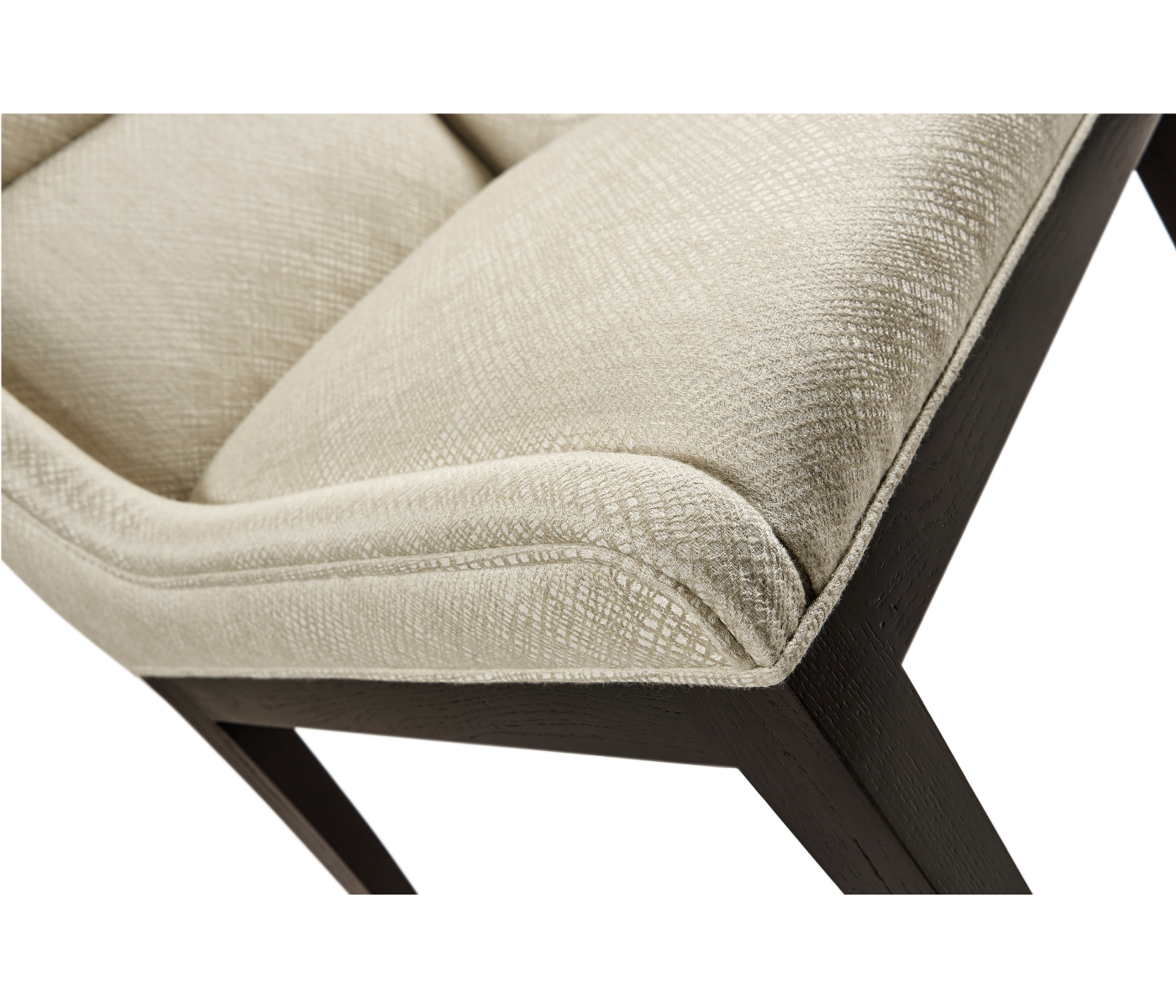 Geometric Channel Back Side Chair