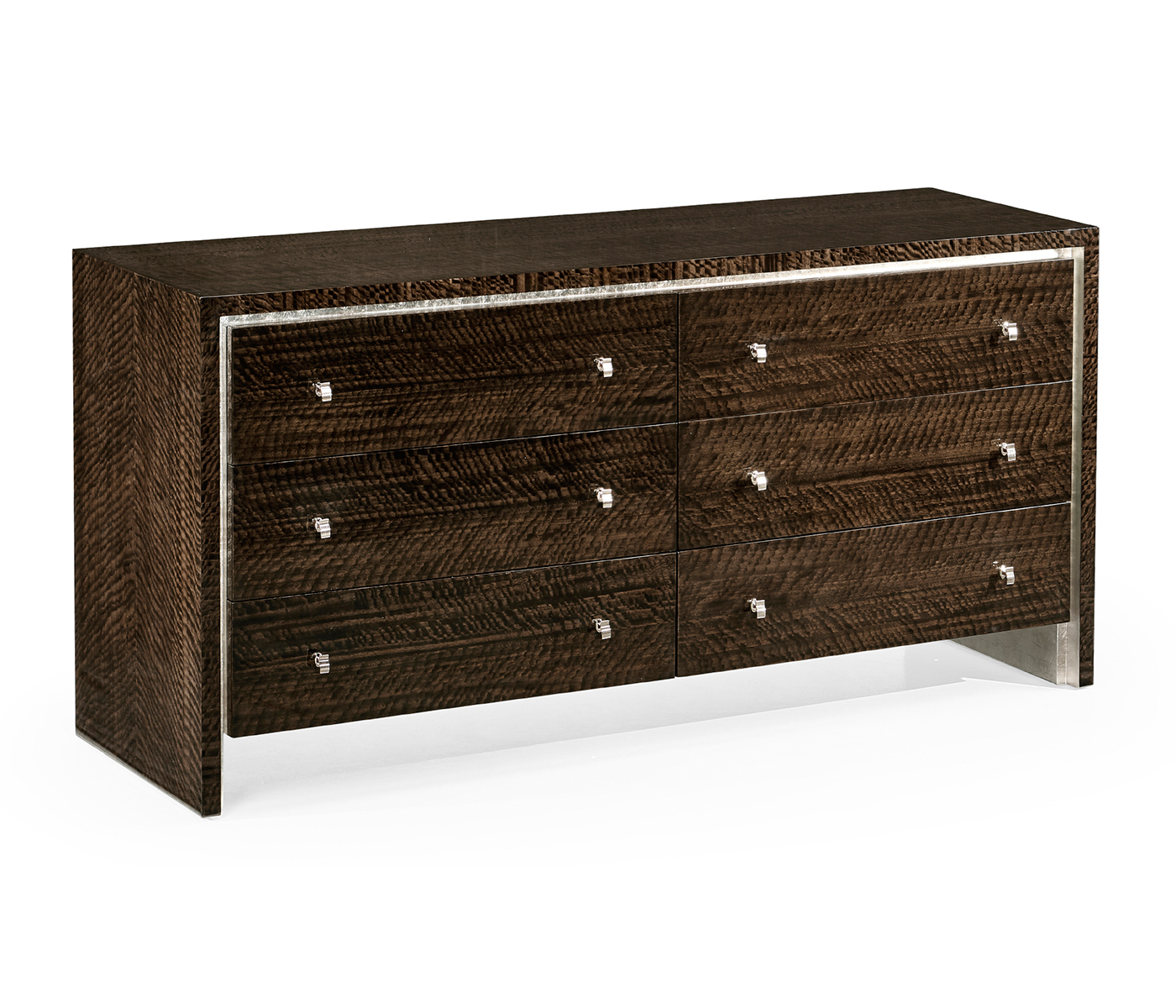 Black Eucalyptus Dresser with Six Drawers