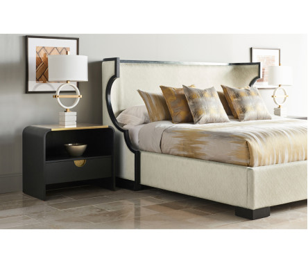 Fusion Rounded Oak Cali King Bed