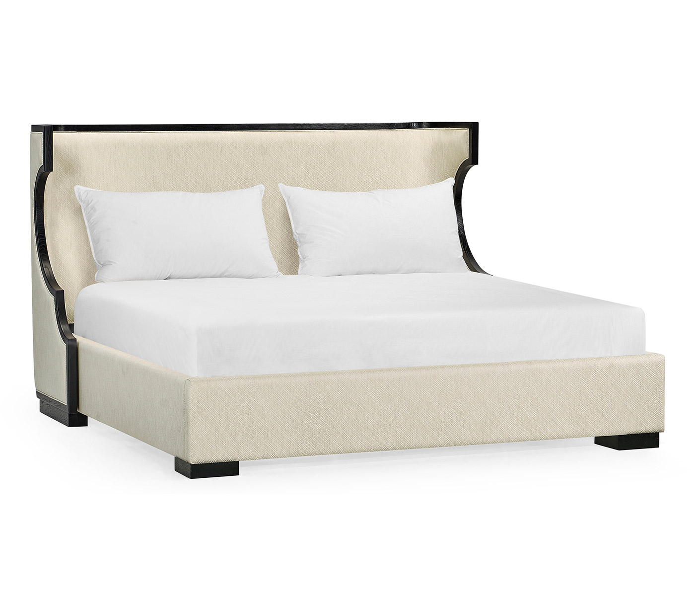 Fusion Rounded Oak US Queen Bed