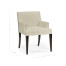 Geometric Transitional Upholstered Dining Arm Chair