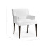 Geometric Transitional Upholstered Dining Arm Chair