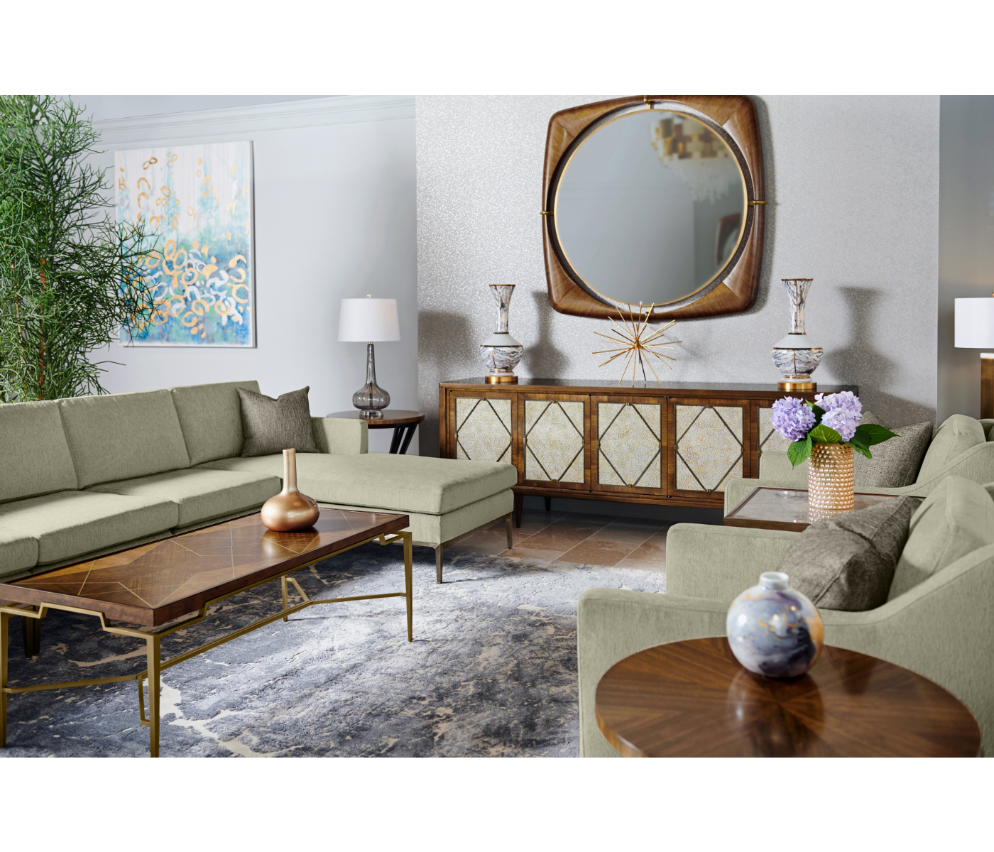 Toulouse Eggshell End Table