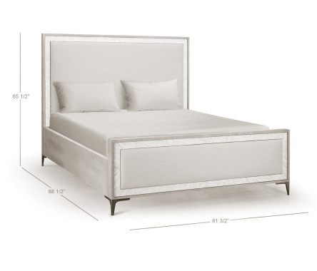 Tideline Bone & Linen Upholstered Bed California King