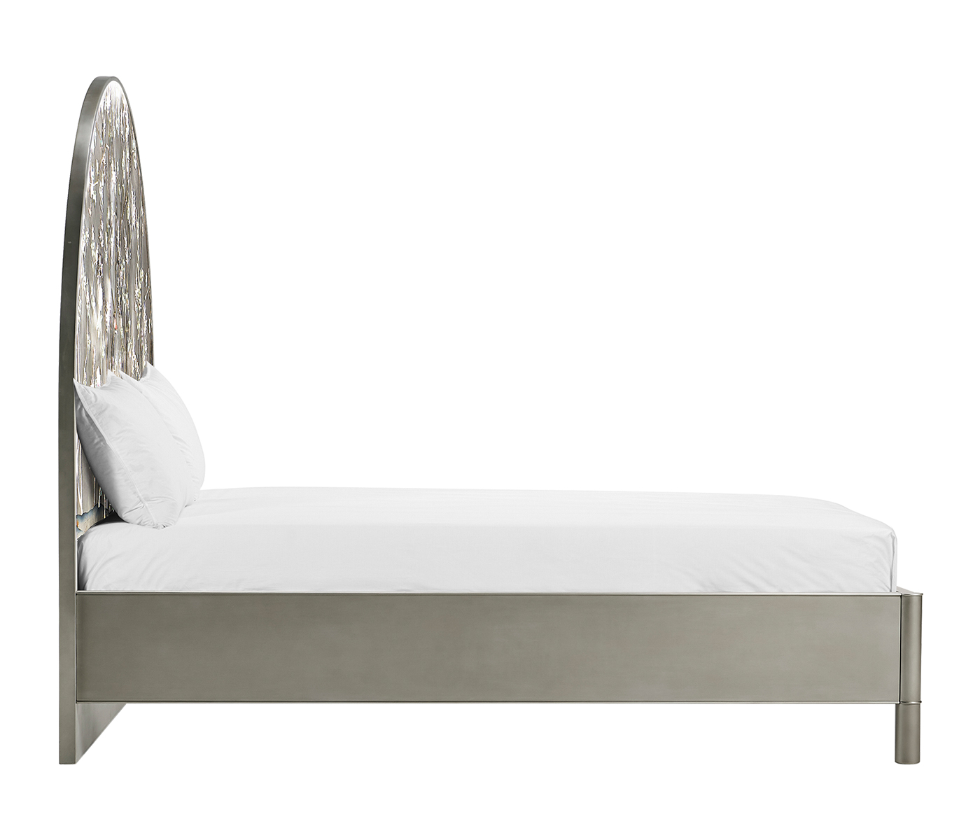 Shimmering Moon Half Round Panel UK King Bed