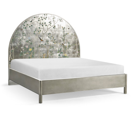 Shimmering Moon Half Round Panel UK King Bed