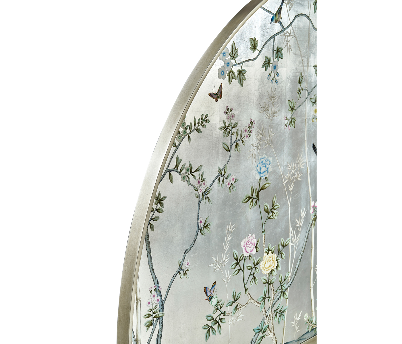 Shimmering Moon Half Round Panel Bed