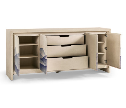 Watercolor Woven Front Credenza