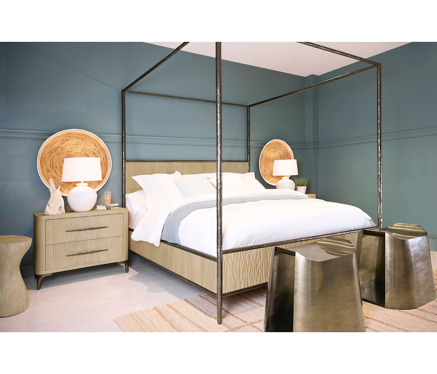 Undercurrent Metal Poster Bed