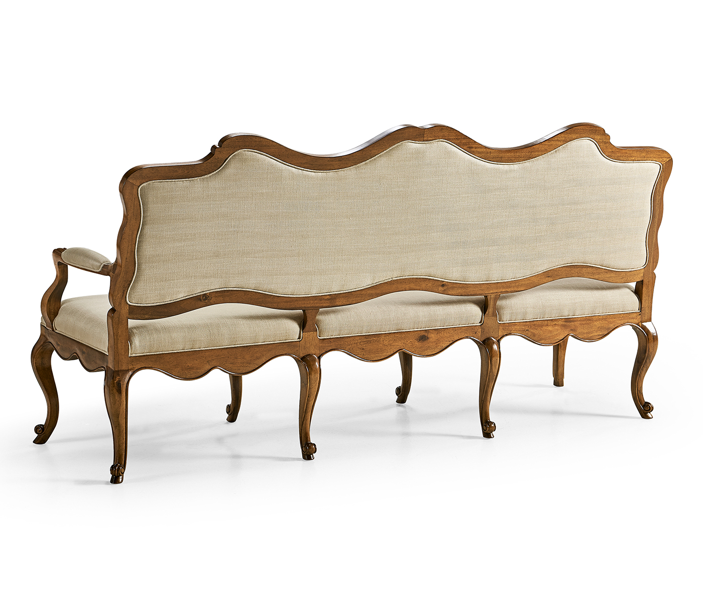 Padua Grey Fruitwood Settee