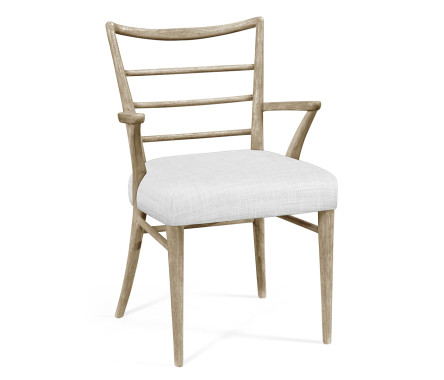 Pensacola Grey Oak Dining Arm Chair