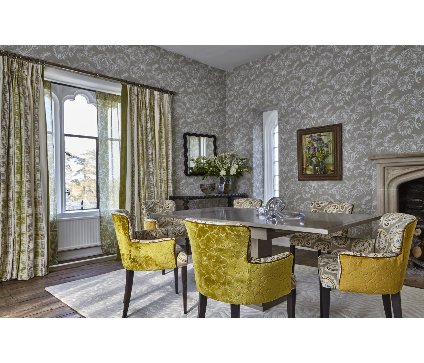 Keste Square Bronze Mirror