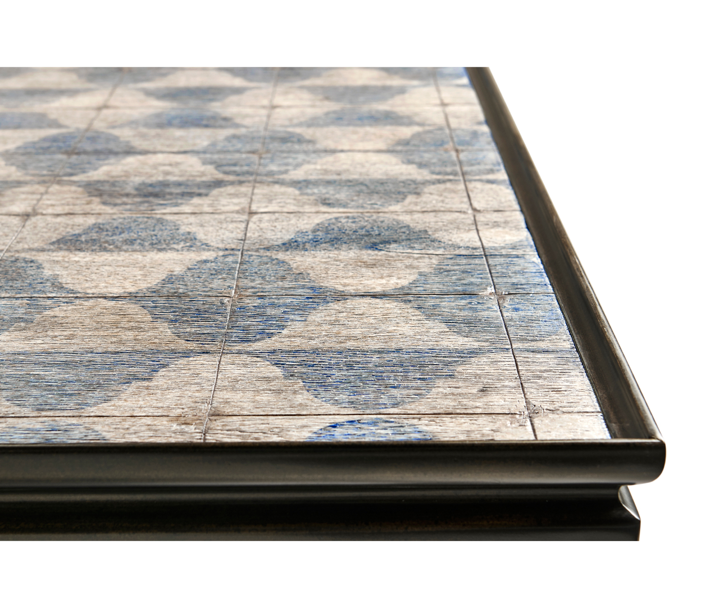 Haygrove White & Blue Marquetry Coffee Table