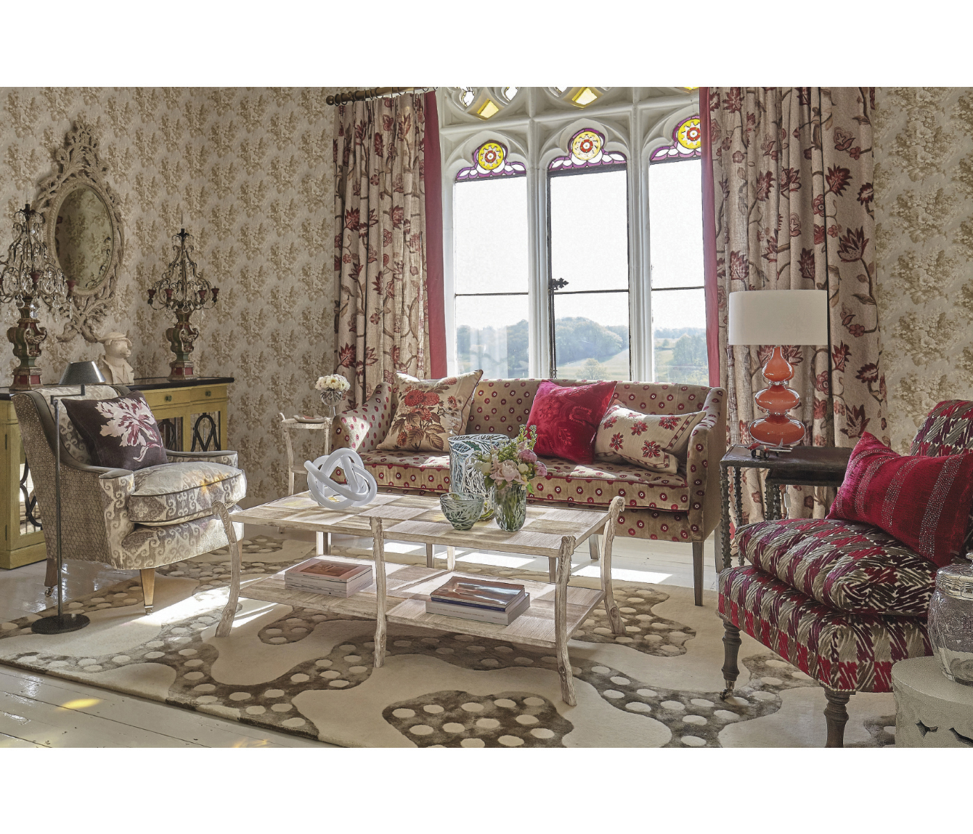 Collana Washed Acacia Coffee Table