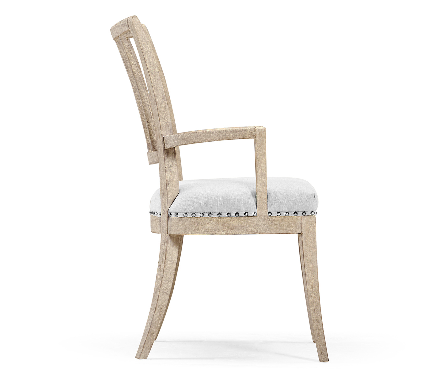 Lucillo Washed Acacia Carver Arm Chair