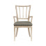 Lucillo Washed Acacia Carver Arm Chair
