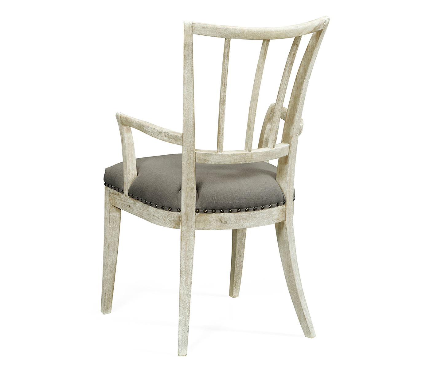 Lucillo Washed Acacia Carver Arm Chair