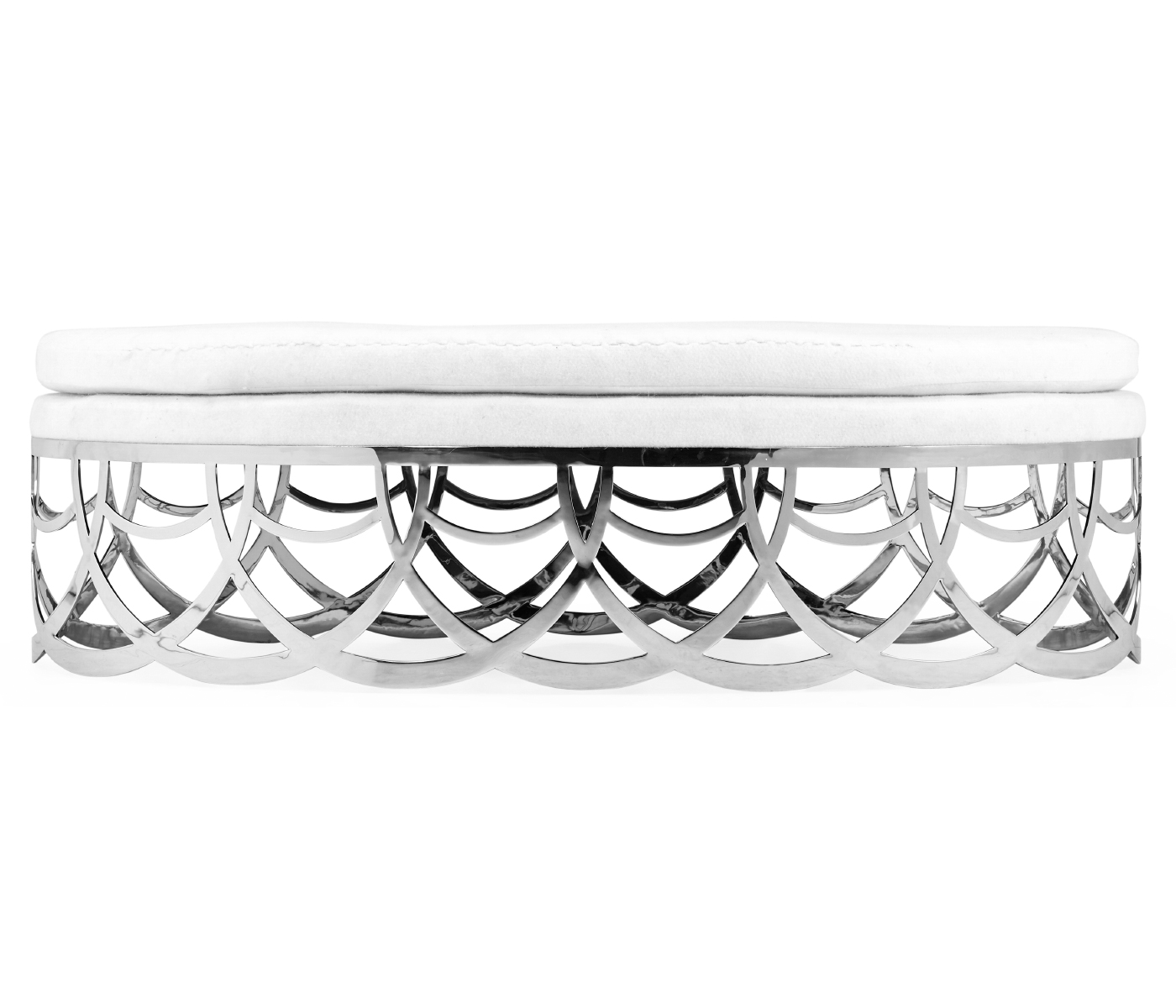 Gigolette Stainless Steel Ottoman