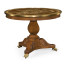 Medium Mahogany & Marquetry Left Hall Tilted Top Centre Table