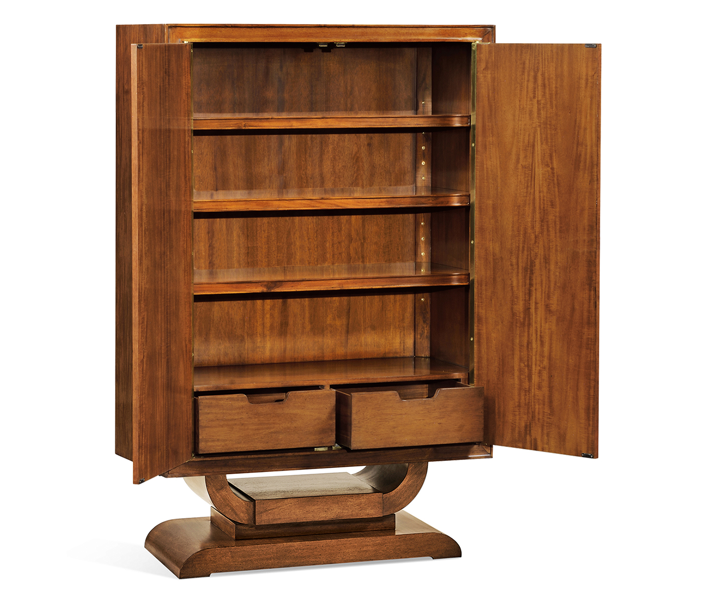 Art Deco Imperial Mahogany Salon Cabinet