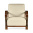 Moderne High Lustre Santos Rosewood Arm Chair