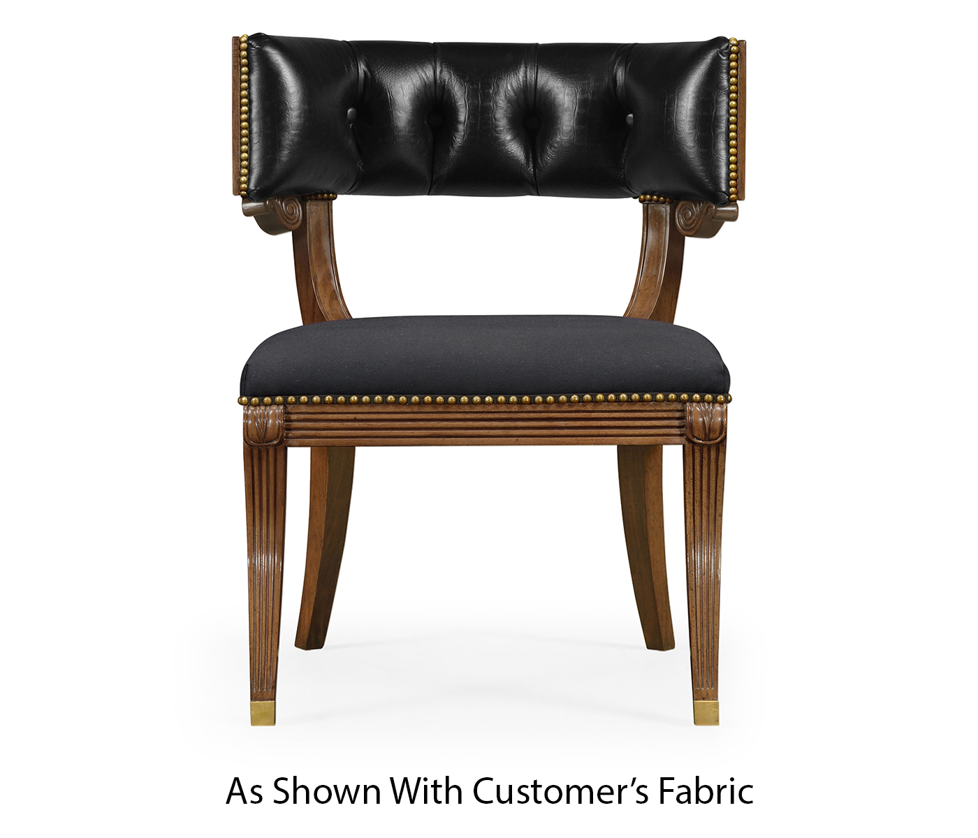 Klismos French Walnut Dining Chair